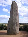 Mehir en Saint-Macaire-en-Mauges (Maine-et-Loire).