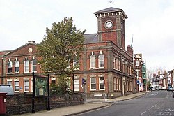 Town Hall, the district headquarters in Lowestoft