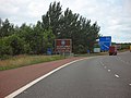 Image 46A sign marking entry to Scotland located on the M6 motorway crossing the border of Cumbria. (from North West England)