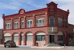 First National Bank building, listed in the National Register of Historic Places[1]