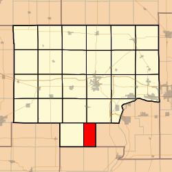 Location in Bureau County