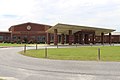 The middle/high school entrance of the Miller County School District school building