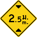 Height restriction ahead (Thai and English languages)