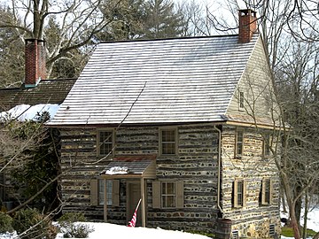 Harlan Log House, near Fairville, southern Chester County, Pennsylvania