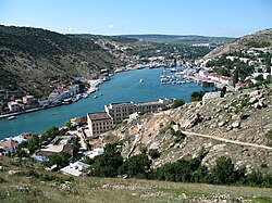 View of Balaklava from the Genoese fortress