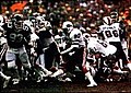 Bills RB Joe Cribbs runs against Jets in 1981 Wild Card game