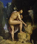 Jean-Auguste-Dominique Ingres, Oidipus och sfinxen (1864).