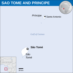 Lokasi Sao Tome dan Principe
