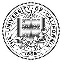 Sigillum Universitatis Californiensis Berkeleiae, 1868.