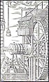 Image 14A water-powered mine hoist used for raising ore, ca. 1556 (from History of technology)