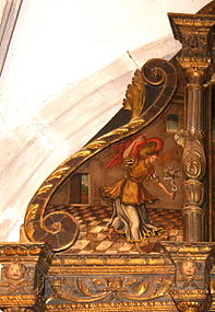 Arcángel del retablo