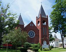 First Congregational Church, Farmington, 1887.