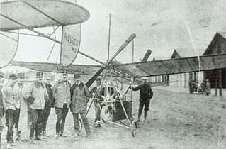 Avionul Vlaicu I în 1912 la Cotroceni