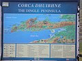 Dingle penintsulako mapa.