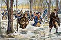 Image 6Clark's march to Vincennes, by F. C. Yohn (from History of Indiana)