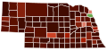 Image 8Map of counties in Nebraska by racial plurality, per the 2020 U.S. census Legend Non-Hispanic White   40–50%   50–60%   60–70%   70–80%   80–90%   90%+ Native American   60–70% (from Nebraska)