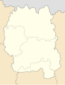 Dibrova is located in Zhytomyr Oblast