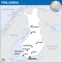 Lokasi Finlandia