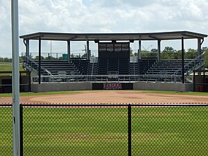 Softball complex grandstands