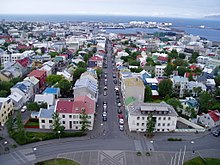 Islande - Rekjavik du haut de la cathédrale.JPG