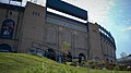 Image 5David Booth Kansas Memorial Stadium is the oldest football stadium west of the Mississippi River, and one of the oldest standing football stadiums in the country. Built in 1921, it is home to the Kansas Jayhawks football team. (from Kansas)