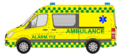 Ambulance met Battenburgpatroon