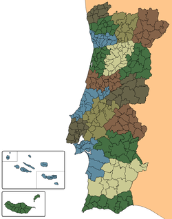 Distritos e concelhos de Portugal