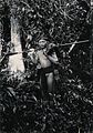 A Kenyah hunter with a blowgun from Sarawak, Malaysia