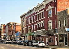 A block of West Main Street in downtown Johnstown