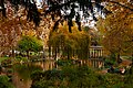 Columns at the lake in Monceau Park