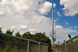 Washington Avenue Immigration Station Pier 53 Elevated Walkway and 'Land Buoy' Spiral Staircase