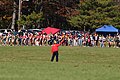 Image 3The start of a typical cross country race, as an official fires a gun to signal the start (from Cross country running)