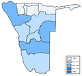 Distribuzione del khoekhoe