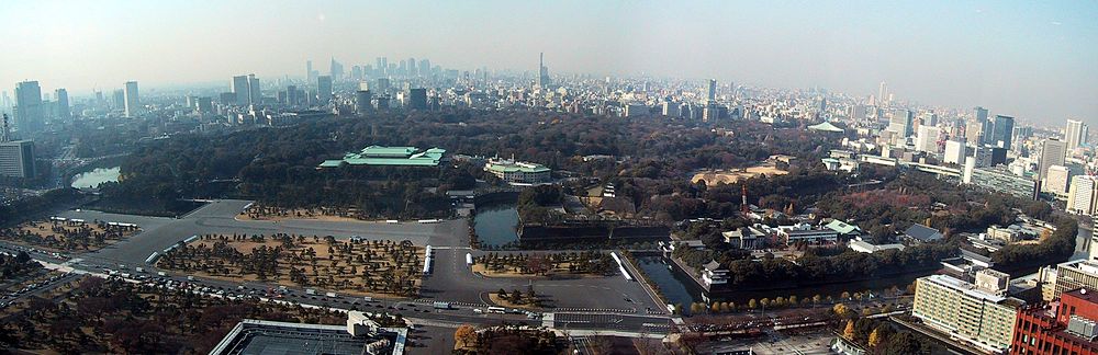 Imperiala Palaco, en Tokyo.