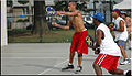 Paddleball game, Roy Wilkins Park, Queens, New York