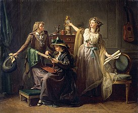 Michel Garnier, Scène de reproches, 1794.