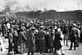 Image 44Hungarian Jews, shortly before being murdered in the gas chambers at Auschwitz death camp (May 1944). (from History of Hungary)