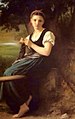 William-Adolphe Bouguereau, The Knitting Woman.