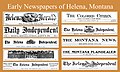 19:14, 31 July 2020 — Front-page banners of early newspapers in Helena, MT (1870-1918)