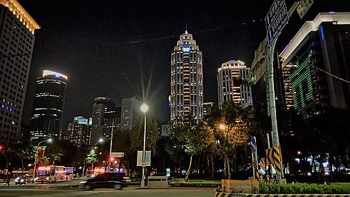 板橋區新板特區夜景