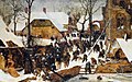 Brueghel's Adoration of the Magi in a Winter Landscape, oil on panel, 1563 or 1567, Oskar Reinhart Collection Am Römerholz, Winterthur