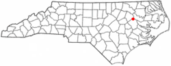 Location of Bethel, North Carolina