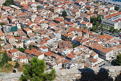 Vista dalla fortezza di Palamidi