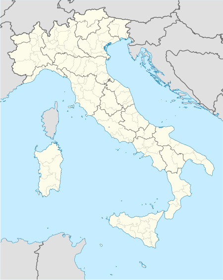 Location map is located in Italy