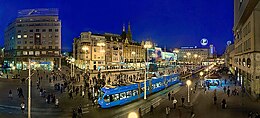 It Ban Josip Jelačić-plein Zagreb