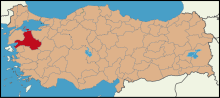 Latrans-Turkey location Balıkesir.svg