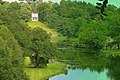 Image 19Painshill Park in Cobham has follies on natural, but landscaped slopes by part of the Mole disguised as ornamental lakes and the Great Cedar thought to be the largest Cedar of Lebanon in Europe. In the mid-north of the county. (from Portal:Surrey/Selected pictures)