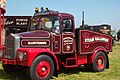 Scammell ballast tractor. Note the front drawbar coupling for pushing heavy loads