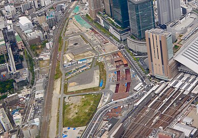 地下におおさか東線を建設中（2019年）