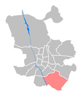 Location of Villa de Vallecas